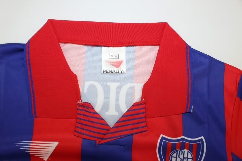 Thailand Quality(AAA) 1994/95 San Lorenzo Home Retro Soccer Jersey