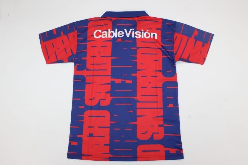 Thailand Quality(AAA) 1995/96 San Lorenzo Home Retro Soccer Jersey