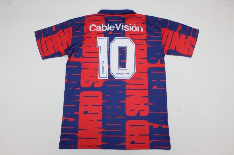 Thailand Quality(AAA) 1995/96 San Lorenzo Home Retro Soccer Jersey