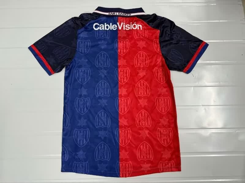 Thailand Quality(AAA) 1999/00 San Lorenzo Home Retro Soccer Jersey