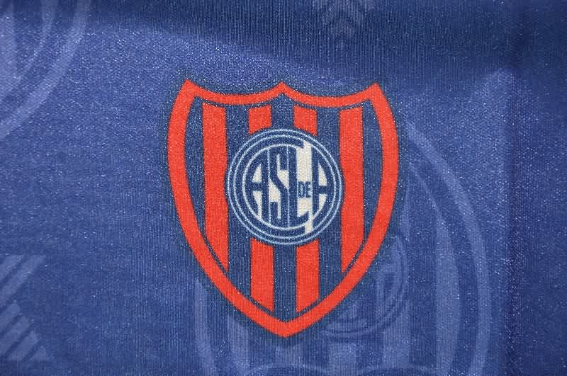Thailand Quality(AAA) 1999/00 San Lorenzo Home Retro Soccer Jersey