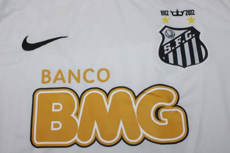 Thailand Quality(AAA) 2011/12 Santos Retro Home Soccer Jersey