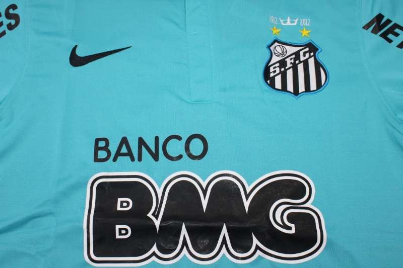 Thailand Quality(AAA) 2012/13 Santos Away Retro Soccer Jersey