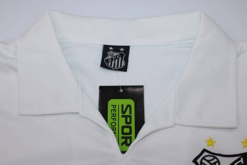 Thailand Quality(AAA) 1970 Santos Home Retro Soccer Jersey