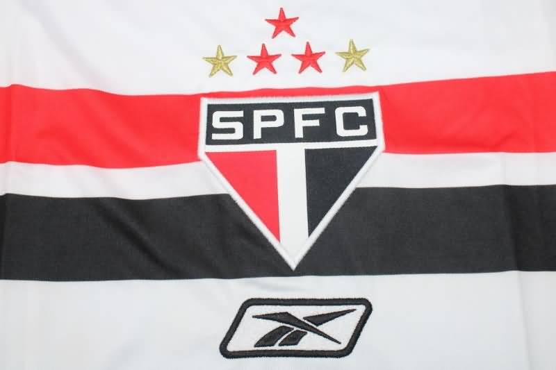 Thailand Quality(AAA) 2007/08 Sao Paulo Retro Home Soccer Jersey