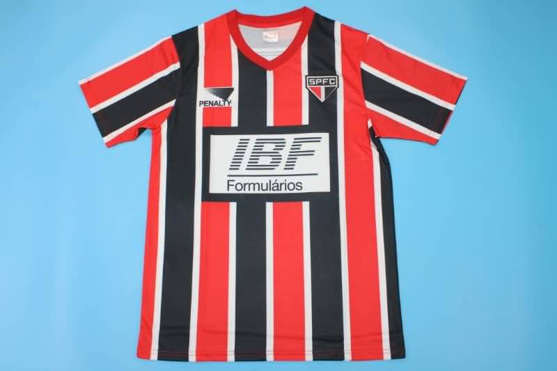 Thailand Quality(AAA) 1991 Sao Paulo Away Retro Soccer Jersey