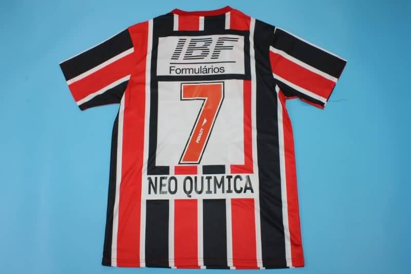 Thailand Quality(AAA) 1991 Sao Paulo Away Retro Soccer Jersey