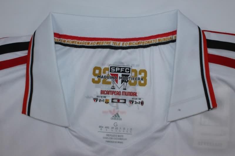 Thailand Quality(AAA) 1992 Sao Paulo Special Retro Soccer Jersey