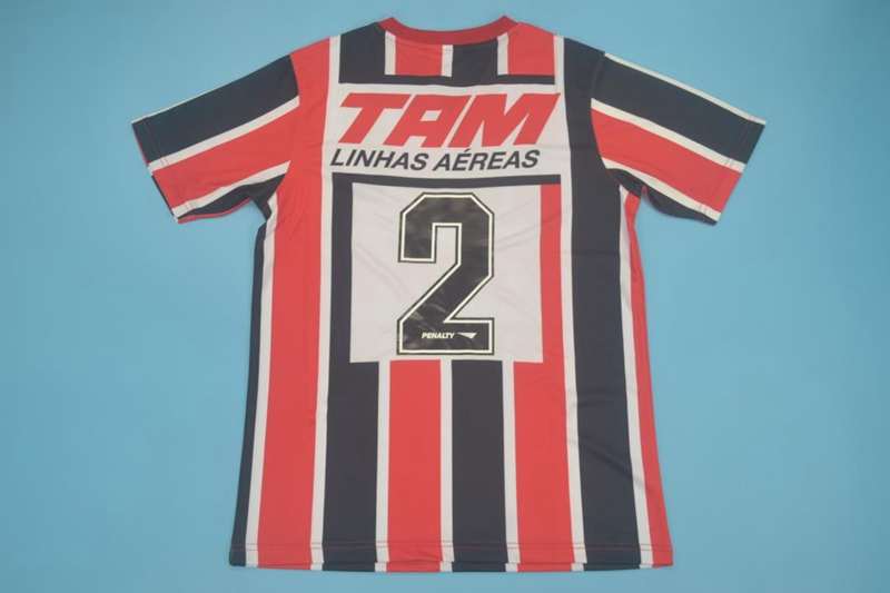 Thailand Quality(AAA) 1993 Sao Paulo Away Retro Soccer Jersey