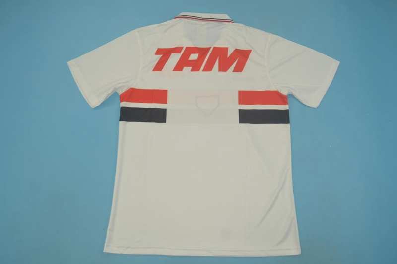 Thailand Quality(AAA) 1994 Sao Paulo Home Retro Soccer Jersey