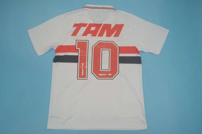 Thailand Quality(AAA) 1994 Sao Paulo Home Retro Soccer Jersey