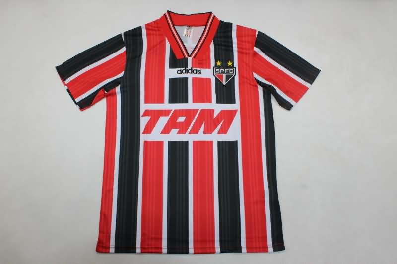 Thailand Quality(AAA) 1996 Sao Paulo Away Retro Soccer Jersey