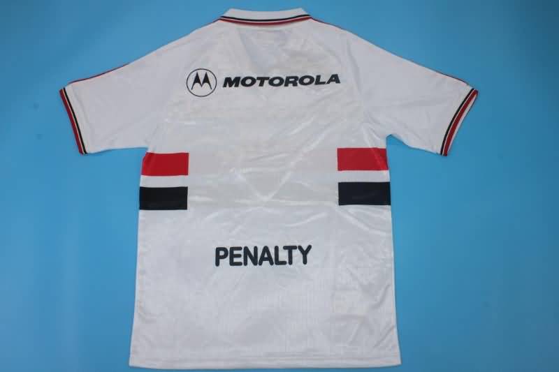 Thailand Quality(AAA) 1999 Sao Paulo Home Retro Soccer Jersey