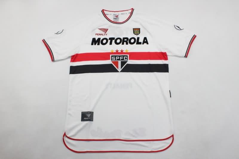 Thailand Quality(AAA) 2000 Sao Paulo Home Retro Soccer Jersey