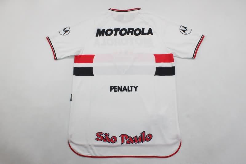 Thailand Quality(AAA) 2000 Sao Paulo Home Retro Soccer Jersey