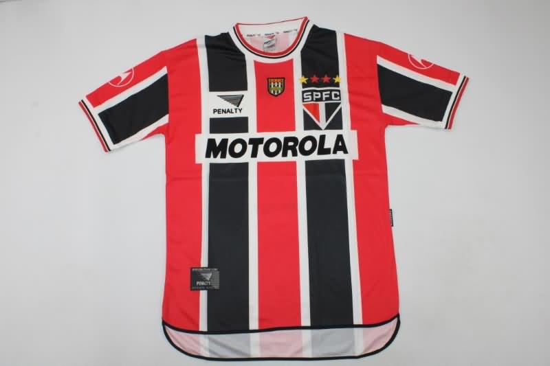 Thailand Quality(AAA) 1999/00 Sao Paulo Away Retro Soccer Jersey