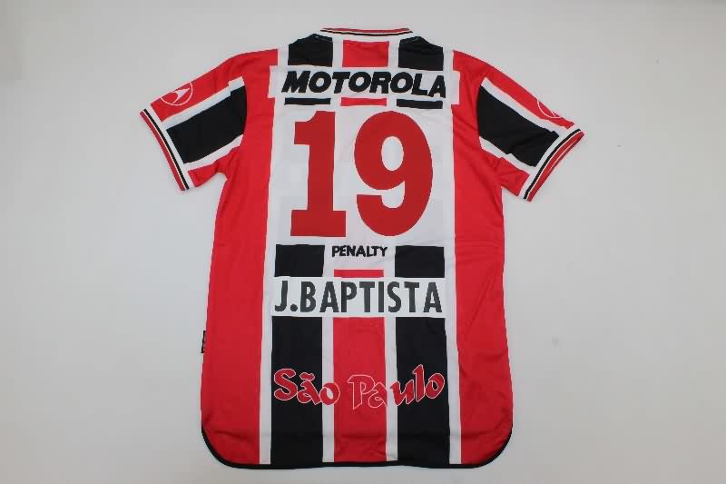 Thailand Quality(AAA) 1999/00 Sao Paulo Away Retro Soccer Jersey