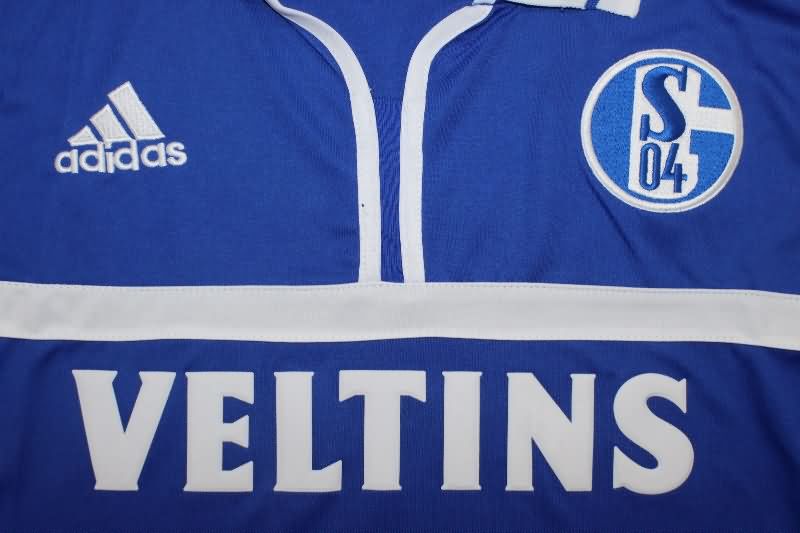 Thailand Quality(AAA) 2000/02 Schalke 04 Home Retro Soccer Jersey