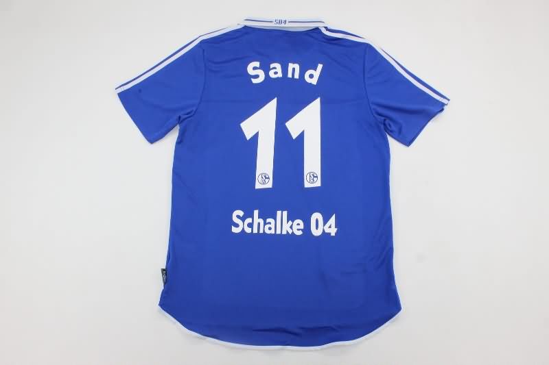 Thailand Quality(AAA) 2000/02 Schalke 04 Home Retro Soccer Jersey