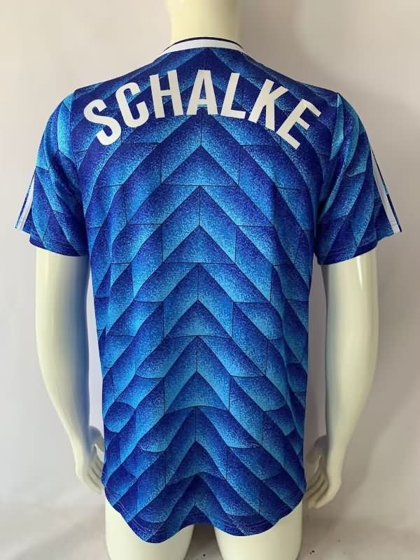 Thailand Quality(AAA) 1988/89 Schalke 04 Home Retro Soccer Jersey