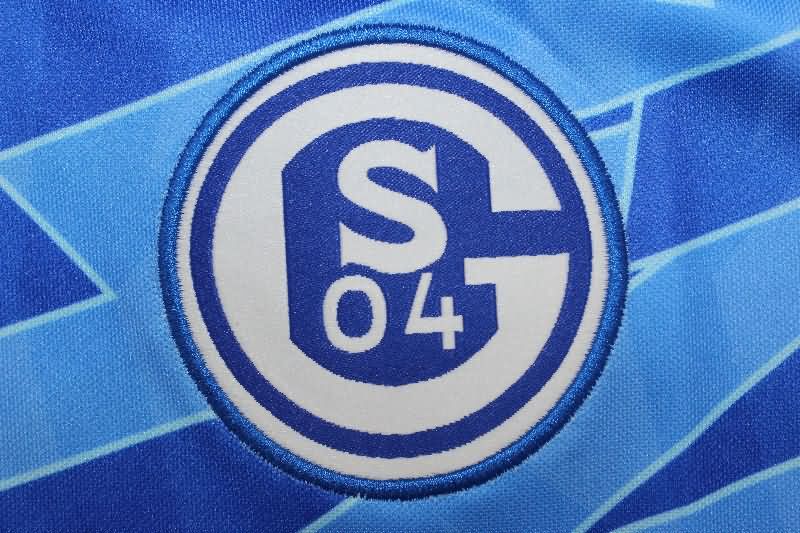 Thailand Quality(AAA) 1992/93 Schalke 04 Home Retro Soccer Jersey