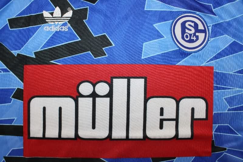 Thailand Quality(AAA) 1993/94 Schalke 04 Home Retro Soccer Jersey