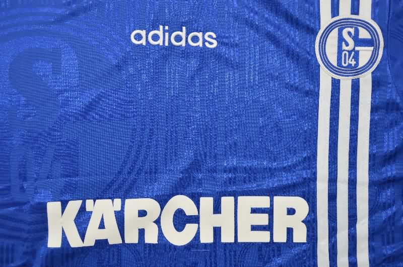 Thailand Quality(AAA) 1996/97 Schalke 04 Home Retro Soccer Jersey