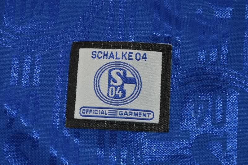 Thailand Quality(AAA) 1996/97 Schalke 04 Home Retro Soccer Jersey