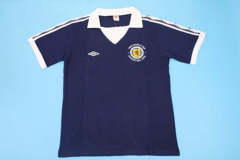 Thailand Quality(AAA) 1978 Scotland Home Retro Soccer Jersey