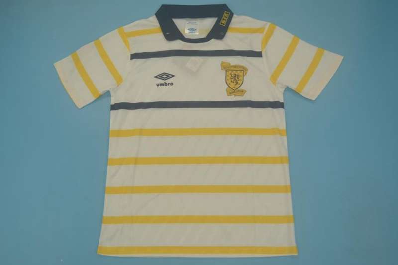 Thailand Quality(AAA) 1988/90 Scotland Away Retro Soccer Jersey