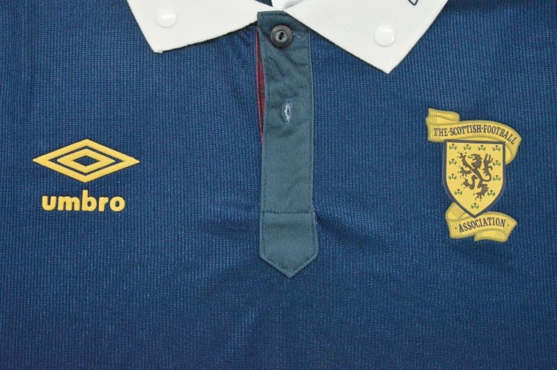 Thailand Quality(AAA) 1988/91 Scotland Home Retro Soccer Jersey