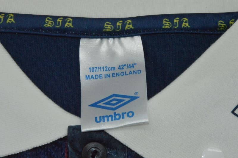 Thailand Quality(AAA) 1988/91 Scotland Home Retro Soccer Jersey