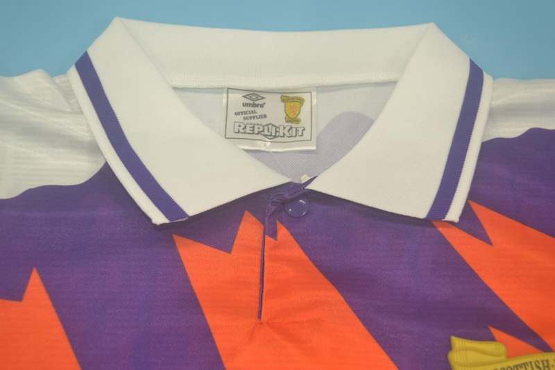 Thailand Quality(AAA) 1991/93 Scotland Away Retro Soccer Jersey