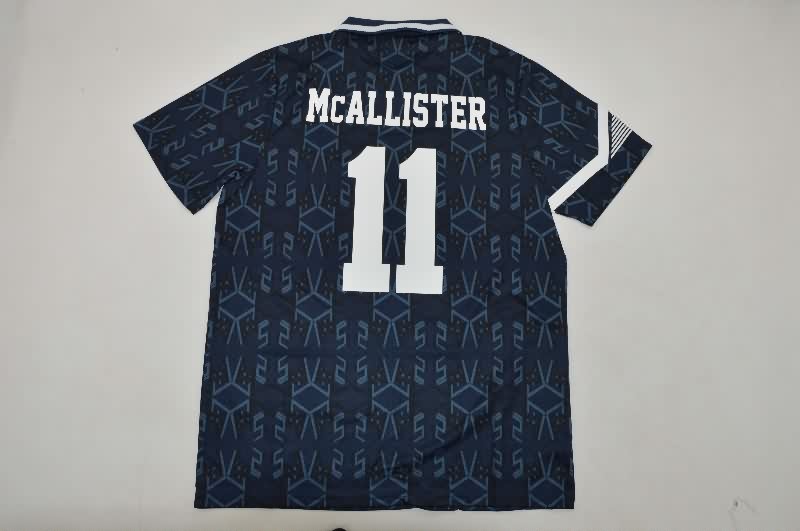 Thailand Quality(AAA) 1991/94 Scotland Home Retro Soccer Jersey