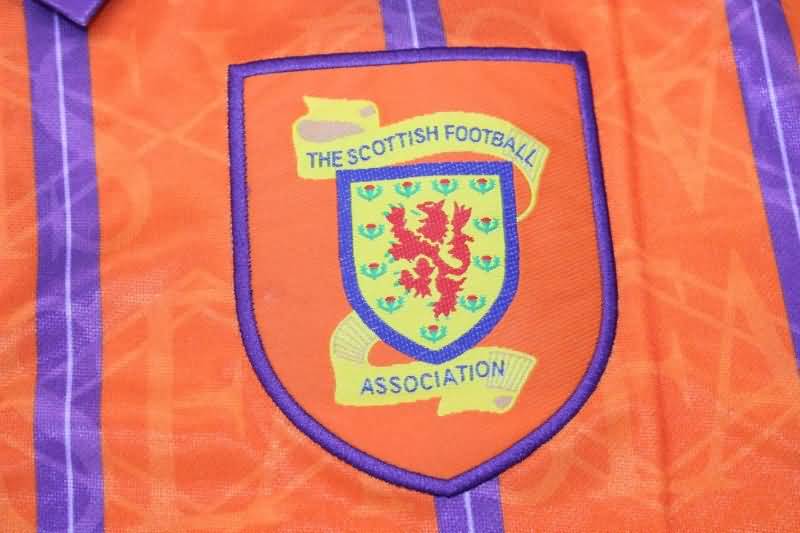 Thailand Quality(AAA) 1993/94 Scotland Away Retro Soccer Jersey