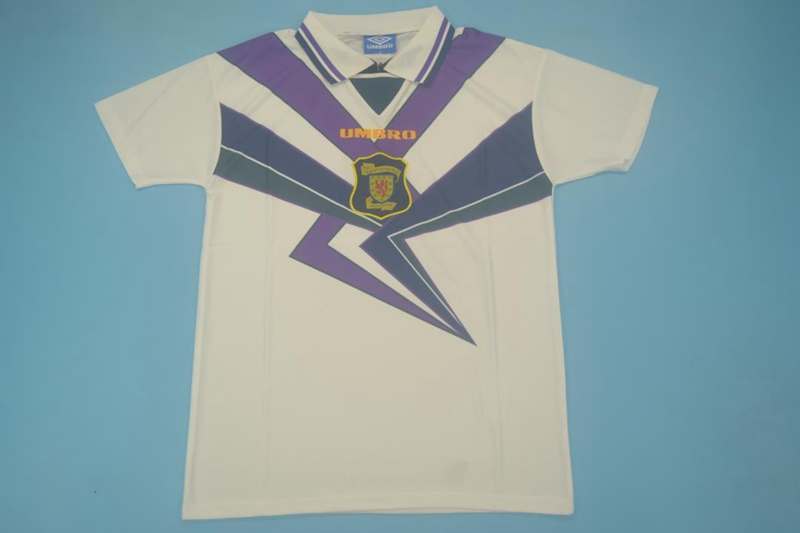 Thailand Quality(AAA) 1994/96 Scotland Away Retro Soccer Jersey