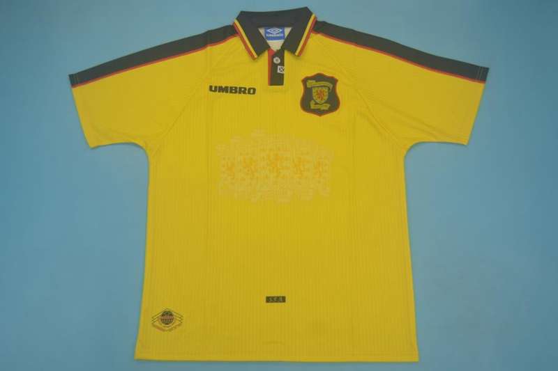 Thailand Quality(AAA) 1996/98 Scotland Away Retro Soccer Jersey