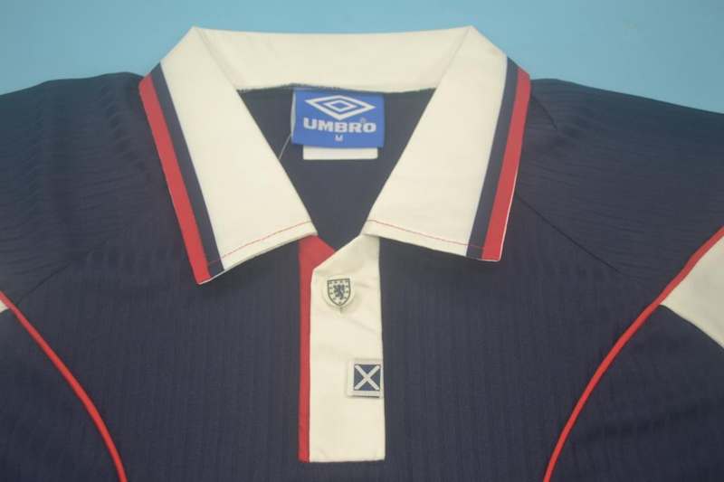 Thailand Quality(AAA) 1996/98 Scotland Home Retro Soccer Jersey