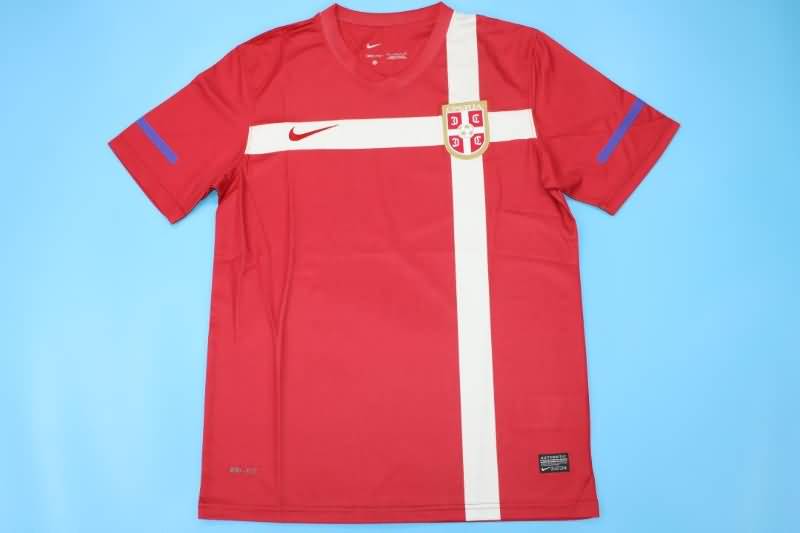 Thailand Quality(AAA) 2010 Serbia Home Retro Soccer Jersey