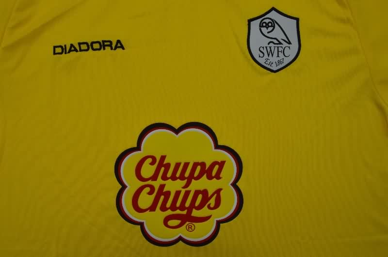 Thailand Quality(AAA) 2001/03 Sheffield Wednesday Away Retro Soccer Jersey