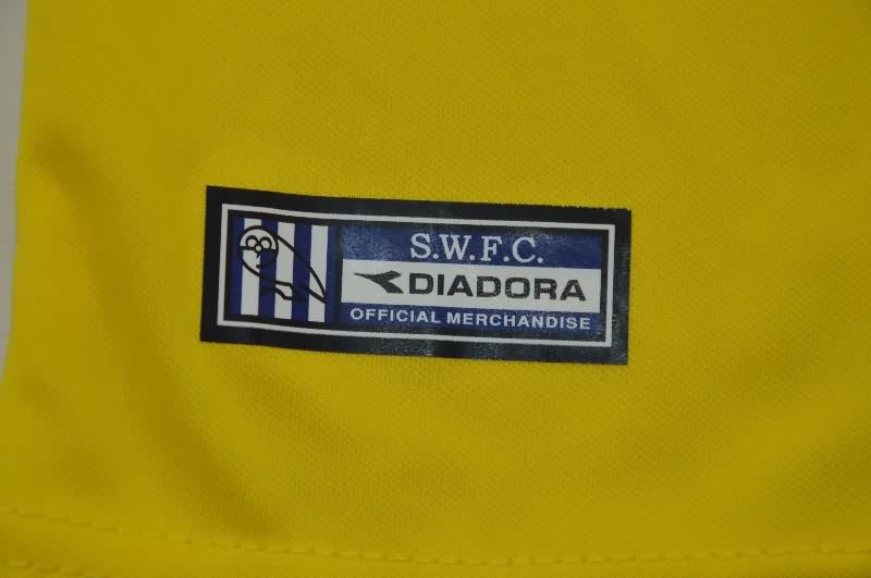 Thailand Quality(AAA) 2001/03 Sheffield Wednesday Away Retro Soccer Jersey