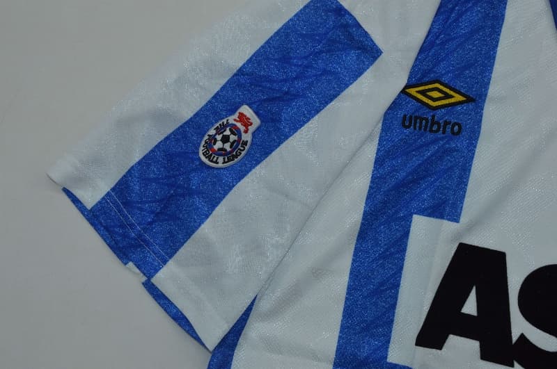 Thailand Quality(AAA) 1991 Sheffield Wednesday League Cup Final Retro Soccer Jersey
