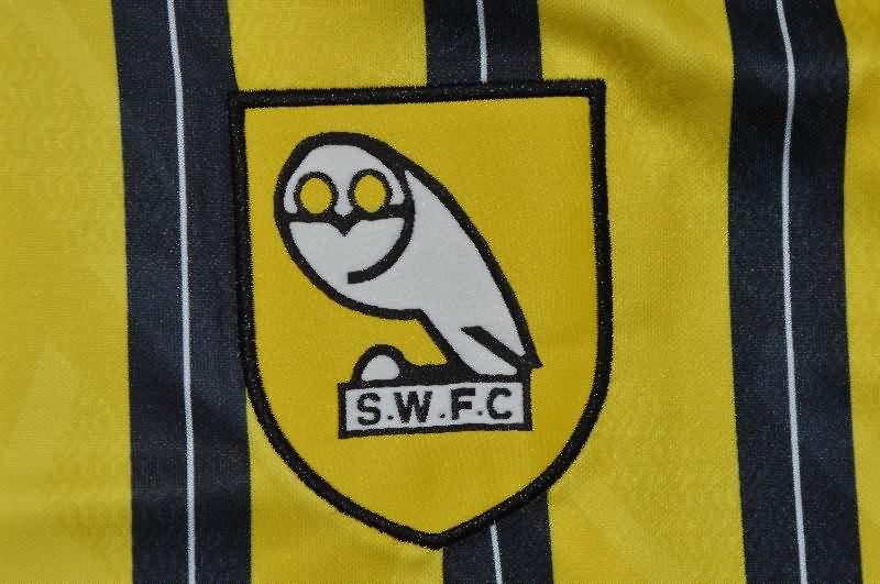 Thailand Quality(AAA) 1992/93 Sheffield Wednesday Away Retro Soccer Jersey
