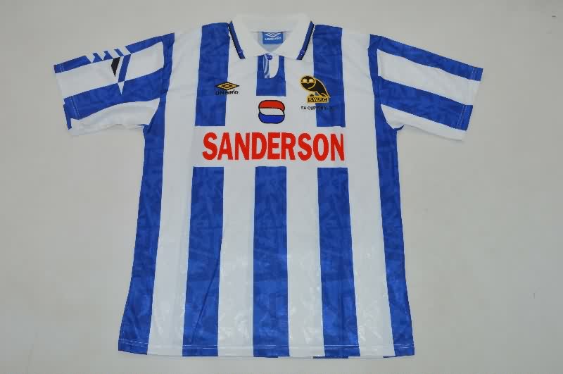 Thailand Quality(AAA) 1992/93 Sheffield Wednesday Cup Retro Soccer Jersey Thailand Quality(AAA) 1992/93 Sheffield Wednesday Cup Retro Soccer Jersey
