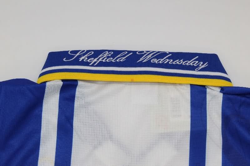 Thailand Quality(AAA) 1995/97 Sheffield Wednesday Home Retro Soccer Jersey