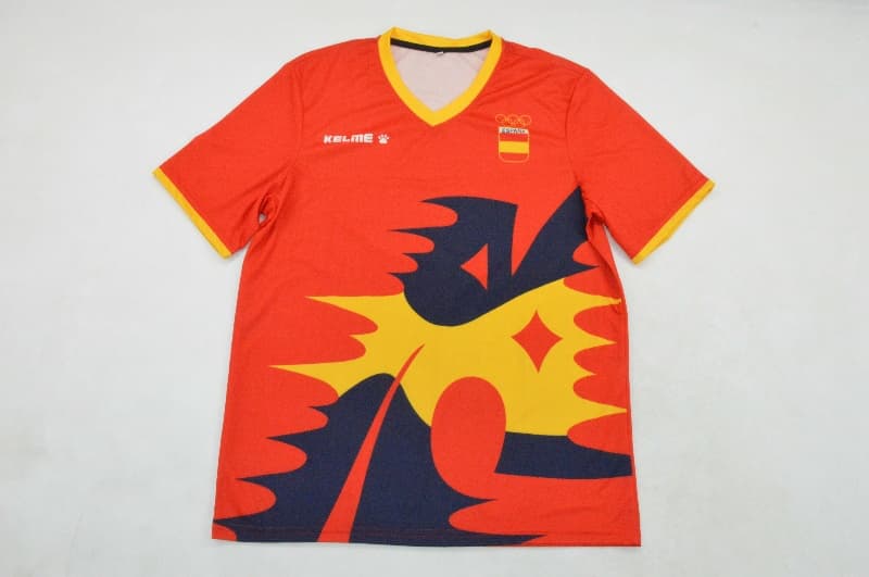 Thailand Quality(AAA) 1992 Spain Home Olympia Retro Soccer Jersey