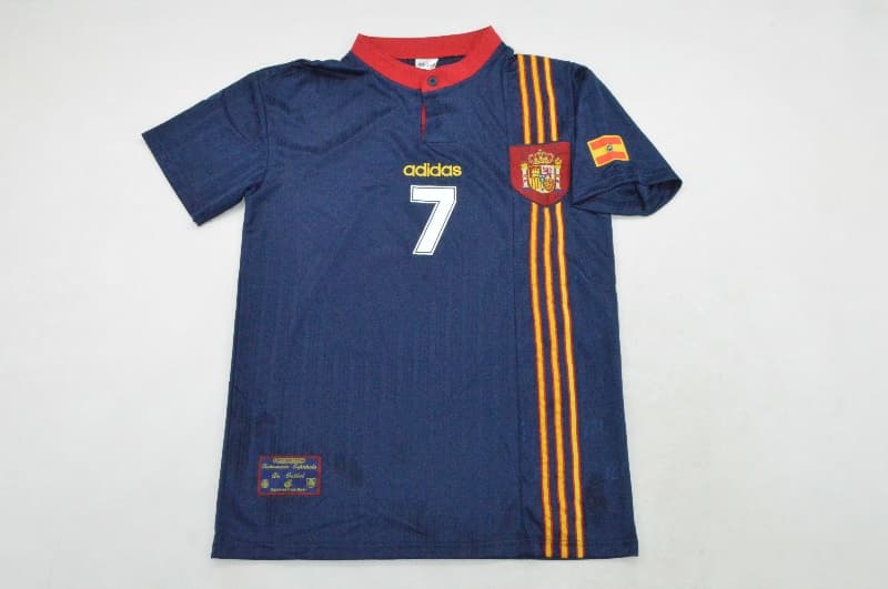Thailand Quality(AAA) 1996 Spain Third Retro Soccer Jersey