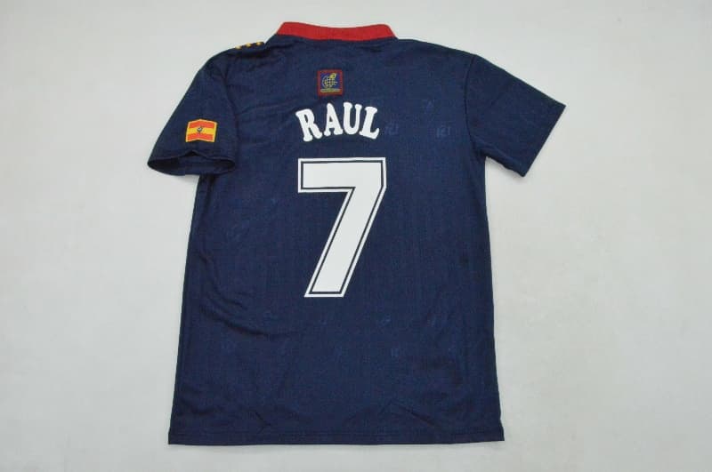 Thailand Quality(AAA) 1996 Spain Third Retro Soccer Jersey