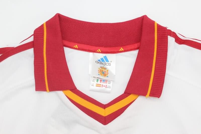 Thailand Quality(AAA) 2000 Spain Away Retro Soccer Jersey