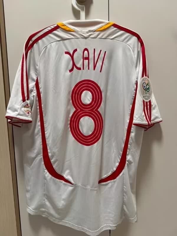 Thailand Quality(AAA) 2006 Spain Away Retro Soccer Jersey